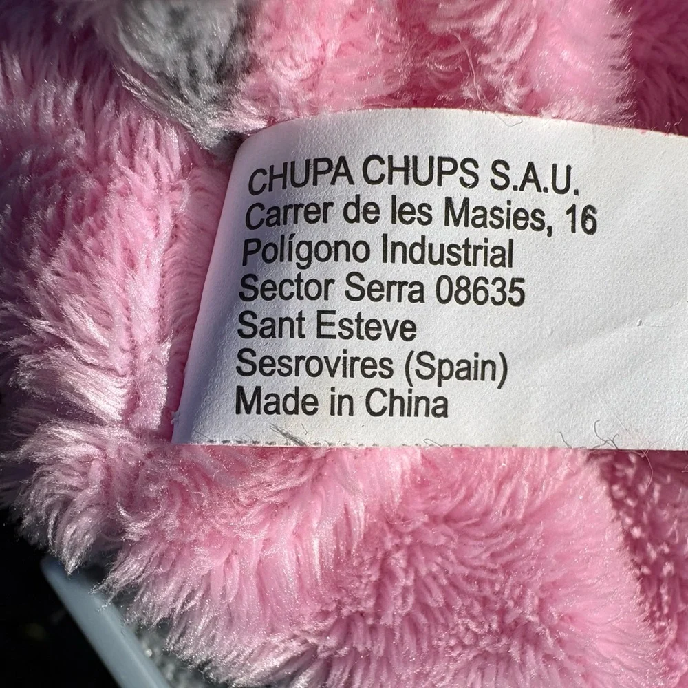 Backpack Chupa Chups Cool Friends Pink Plush Triceratops Dinosaur Candy Red Soft